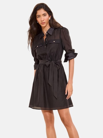 Lipsy Платье-рубашка в Черный: спереди