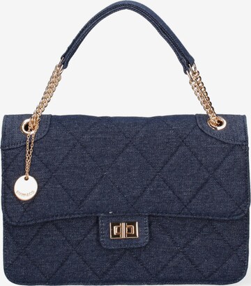 Borsa a spalla 'Borsa a Spalla Donna Nylon Ecopelle Twist Lock' di Diana&Co. in blu: frontale