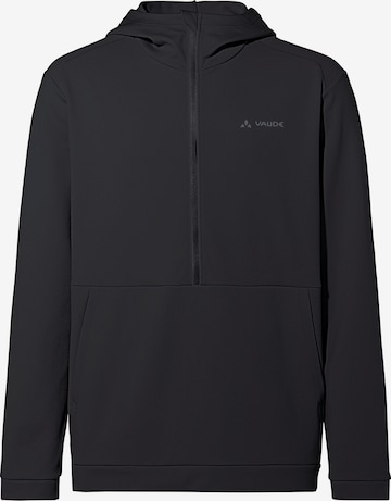 VAUDE Sportpullover in Schwarz: Vorderseite