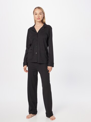 Pyjama Lauren Ralph Lauren en noir : devant