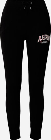 AÉROPOSTALE Tapered Hose in Schwarz: predná strana