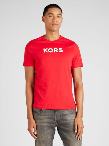 T-Shirt Michael Kors en rouge : devant