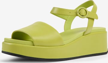 CAMPER Sandalen met riem ' Misia ' in Groen: voorkant