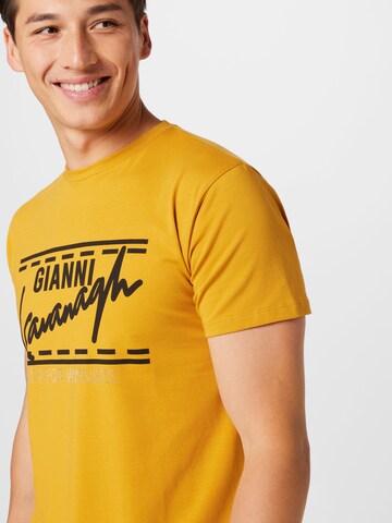 Gianni Kavanagh T-Shirt 'Theater' in Gelb