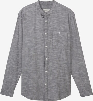 TOM TAILOR DENIM Regular fit Button Up Shirt in Grey: front