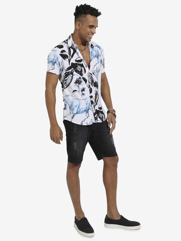 Coupe regular Chemise ' Maverick ' Campus Sutra en mélange de couleurs