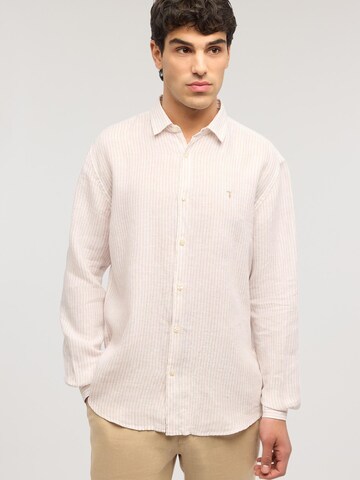 Trussardi Regular fit Button Up Shirt in Beige