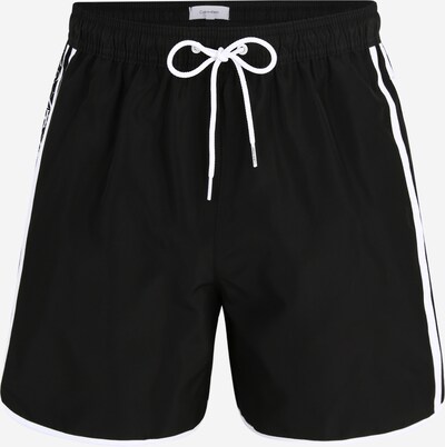 Calvin Klein Swimwear Badeshorts in schwarz / weiß, Produktansicht