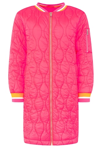 Manteau mi-saison Zwillingsherz en rose : devant