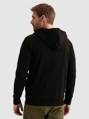 PME Legend Tussenjas 'Zip-up hoodie with side pockets' in Zwart