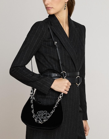 Borsa a spalla di Lauren Ralph Lauren in nero