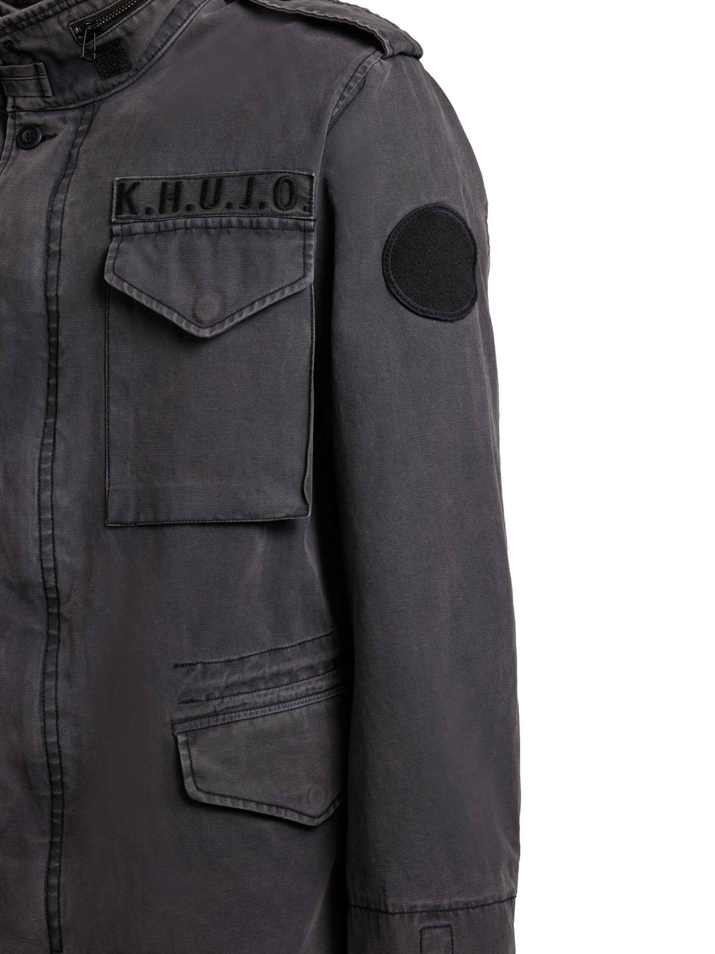 Veste mi-saison 'Gene' khujo en noir