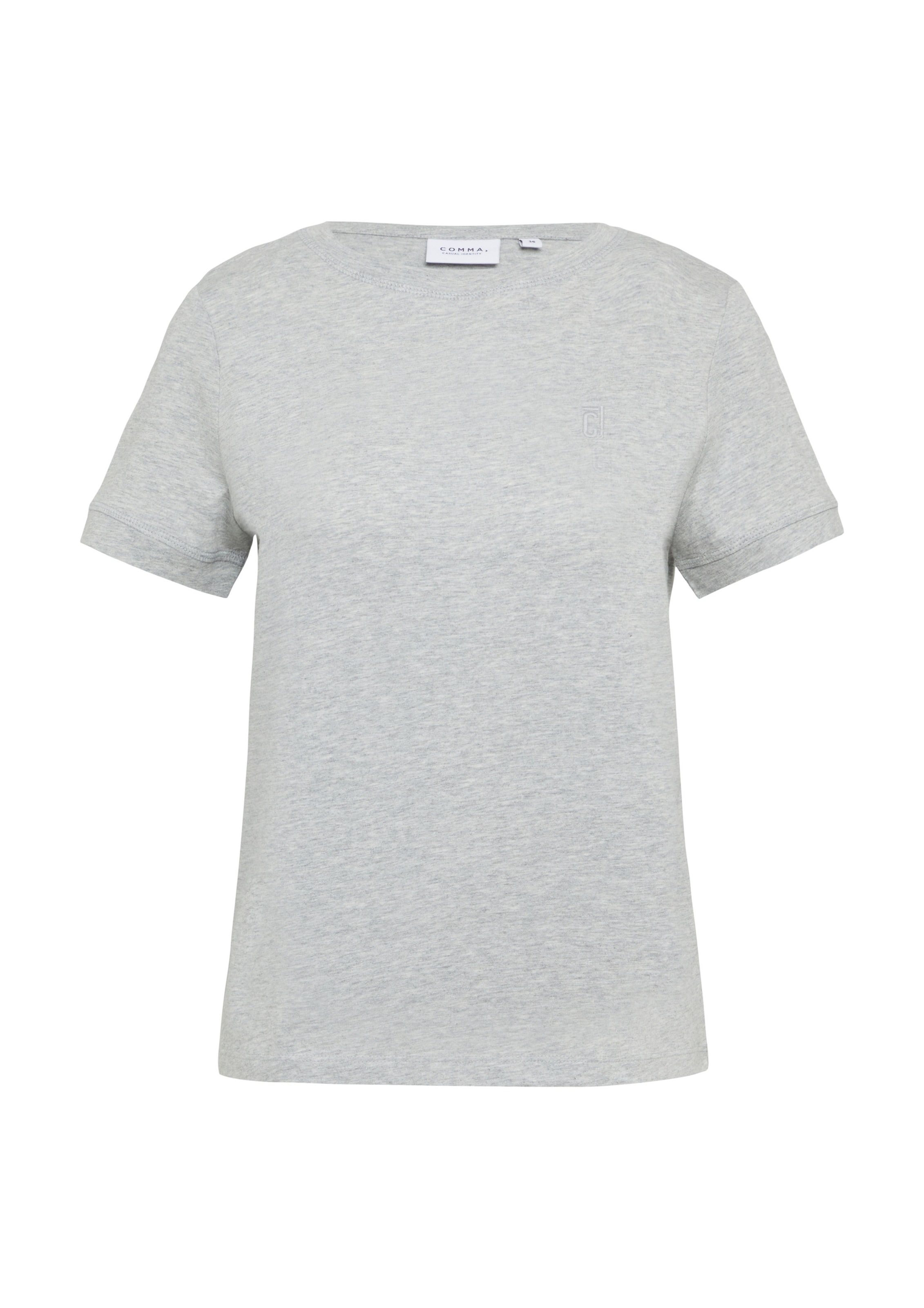 T-shirt COMMA en gris : devant