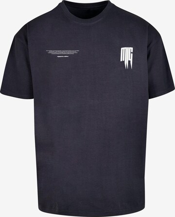 MJ Gonzales Shirt 'Metamorphose V.2' in Blauw: voorkant