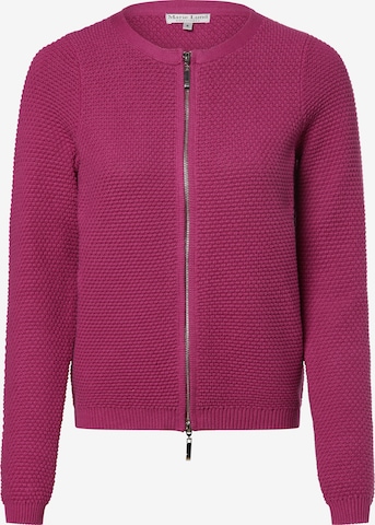 Cardigan Marie Lund en rose : devant