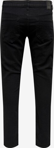 Only & Sons Slimfit Jeans 'Loom' in Schwarz