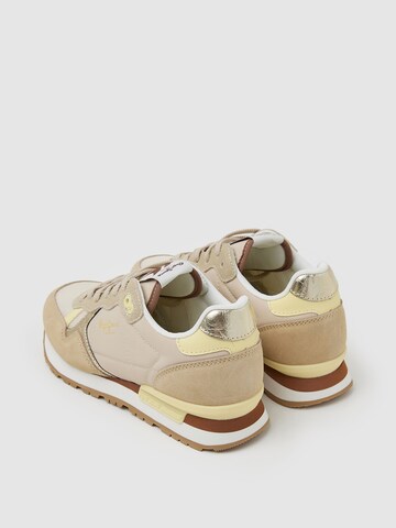 Pepe Jeans Platform trainers 'Brit' in Beige