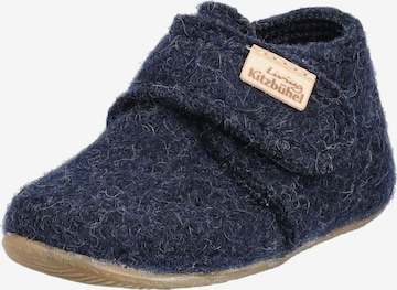 Pantoufle Living Kitzbühel en bleu : devant