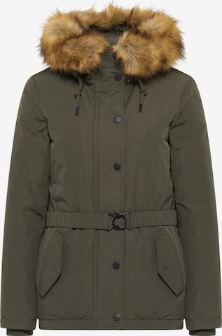 DreiMaster Klassik Winter Jacket in Green: front