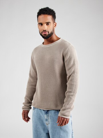 Pull-over 'Carlos' ABOUT YOU en beige : devant