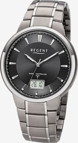 REGENT Analog Watch in Silver: front