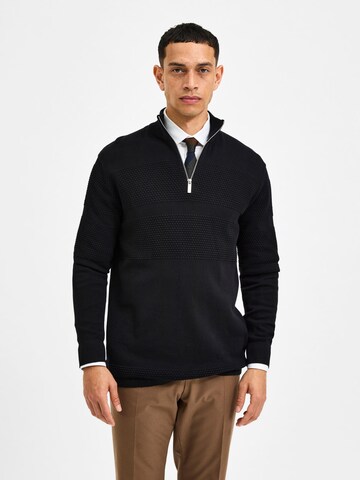 SELECTED HOMME - Pullover 'Maine' em preto: frente