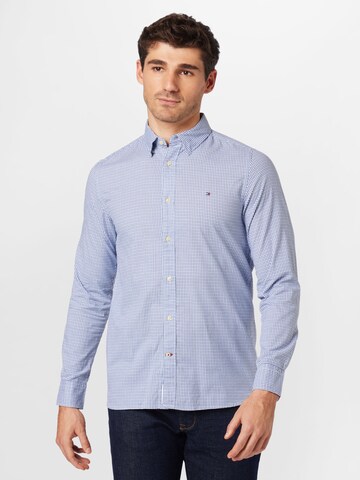 TOMMY HILFIGER Slim Fit Hemd in Blau: predná strana