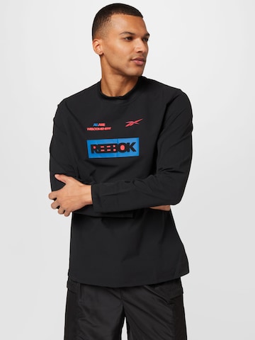 Reebok Functioneel shirt in Zwart: voorkant