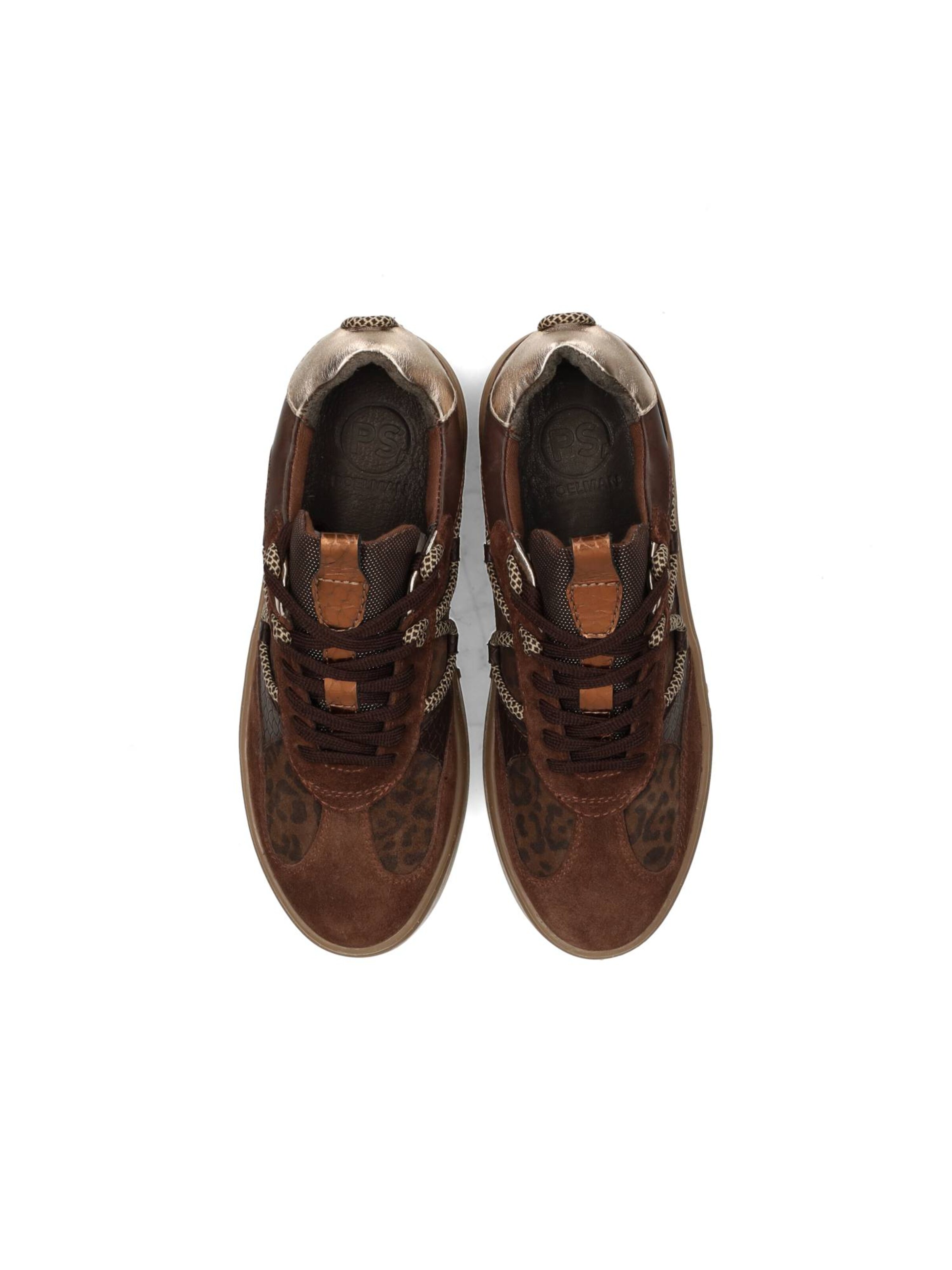 Baskets basses 'Anemosome' PS Poelman en marron