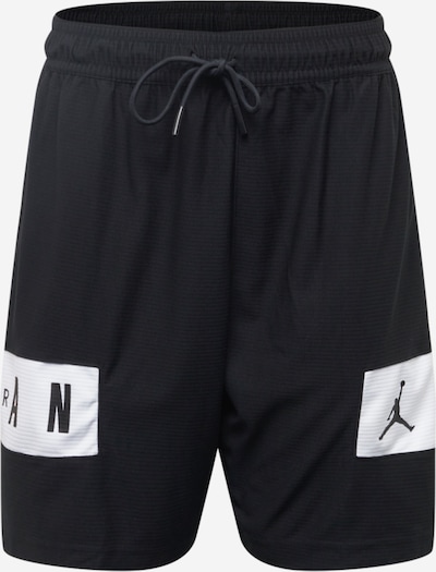 Pantaloni sport Jordan pe negru / alb, Vizualizare produs