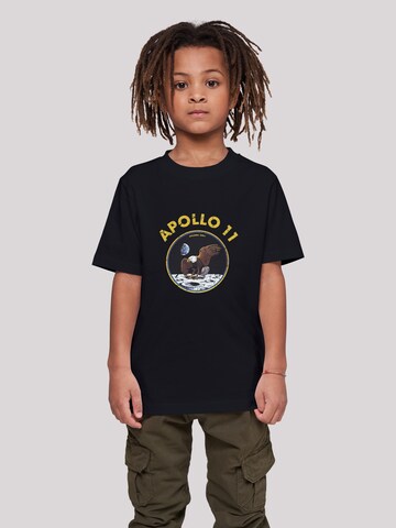 F4NT4STIC Shirt 'Apollo 11' in Zwart: voorkant