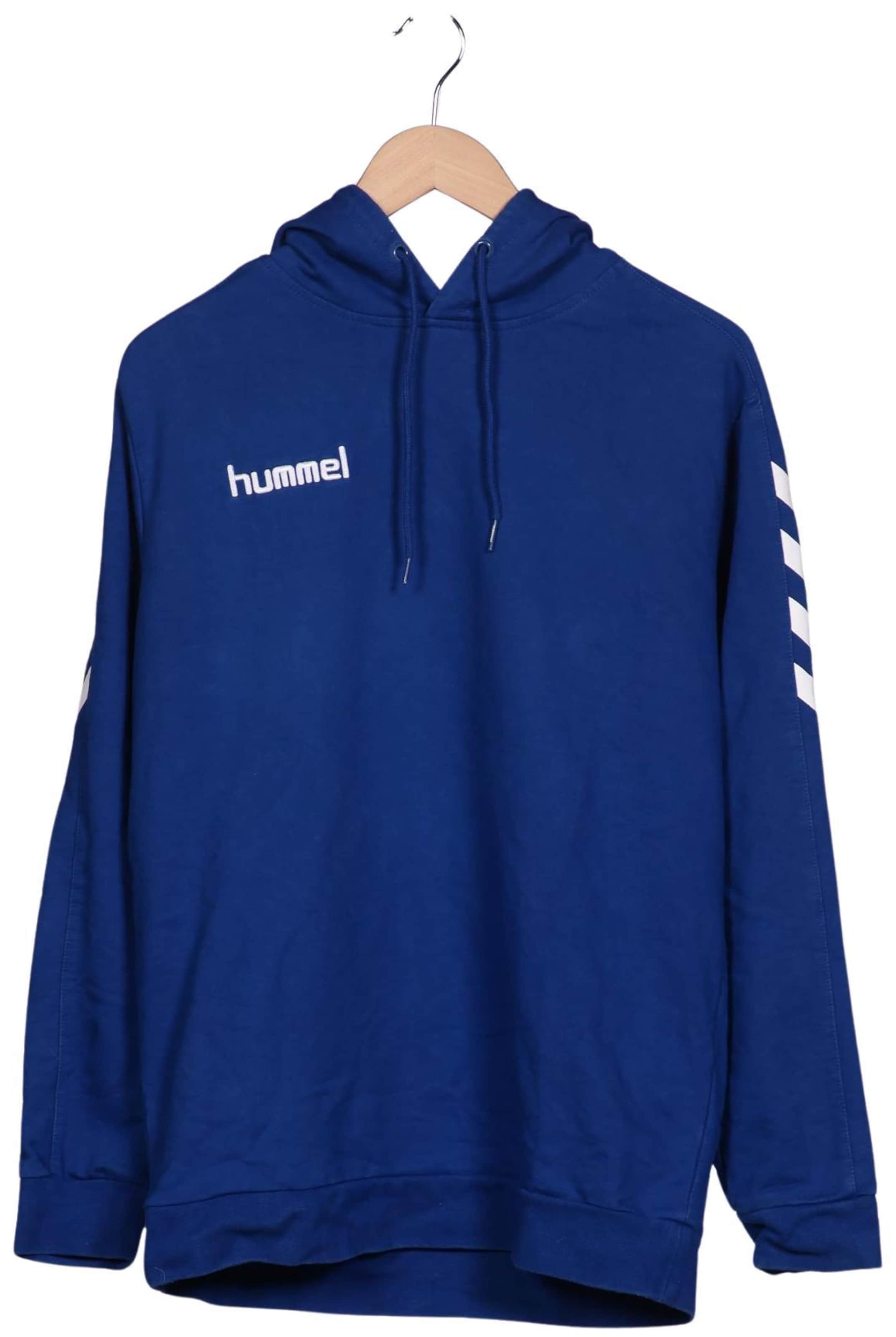 Hummel Sweatshirt & Zip-Up Hoodie in L in Blue: front