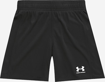 UNDER ARMOUR Обычный Спортивные штаны в Черный: спереди