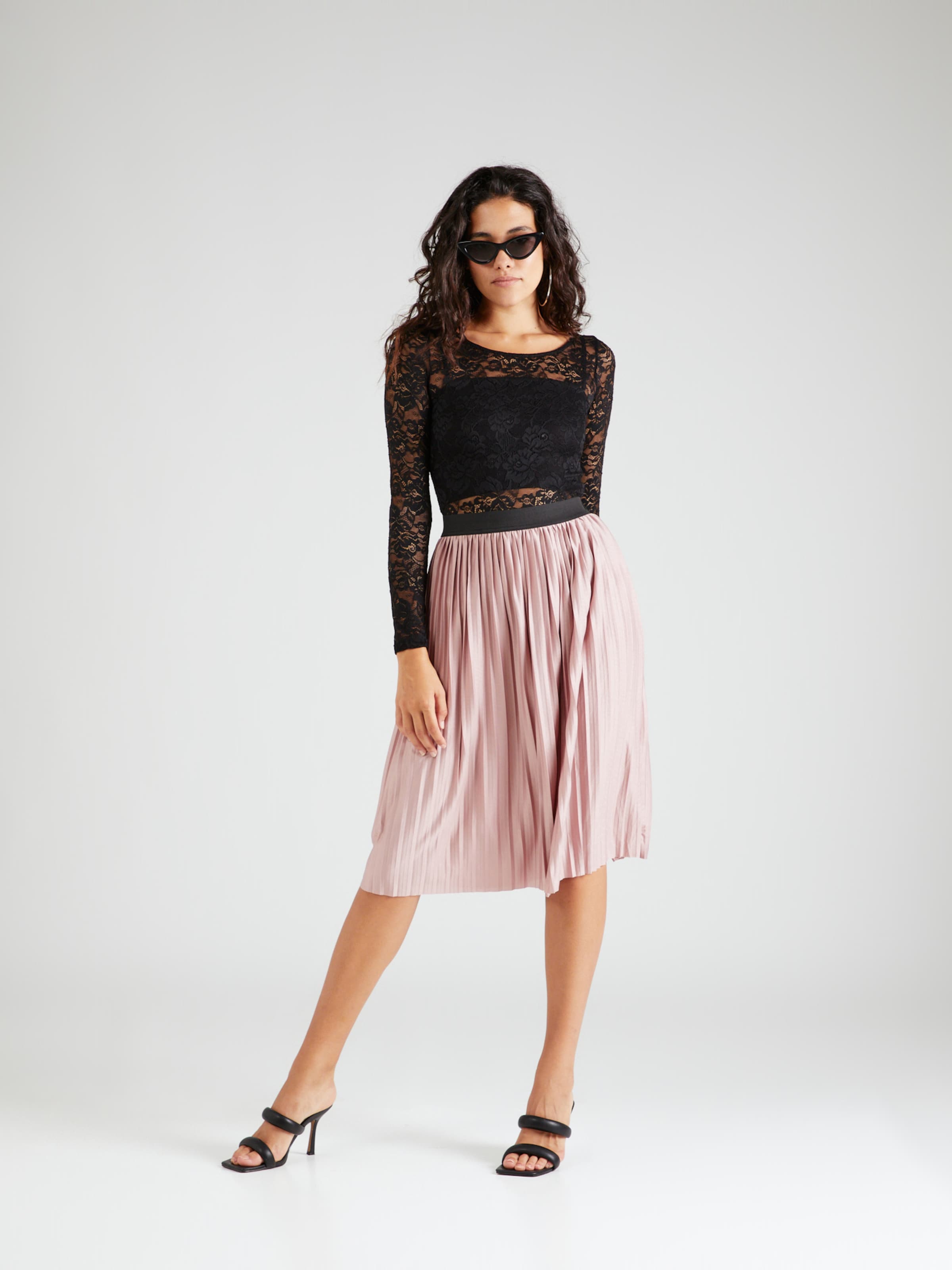 Dusky pink clearance midi skirt