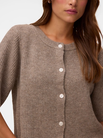 VERO MODA Knit cardigan 'VMSoffe' in Grey
