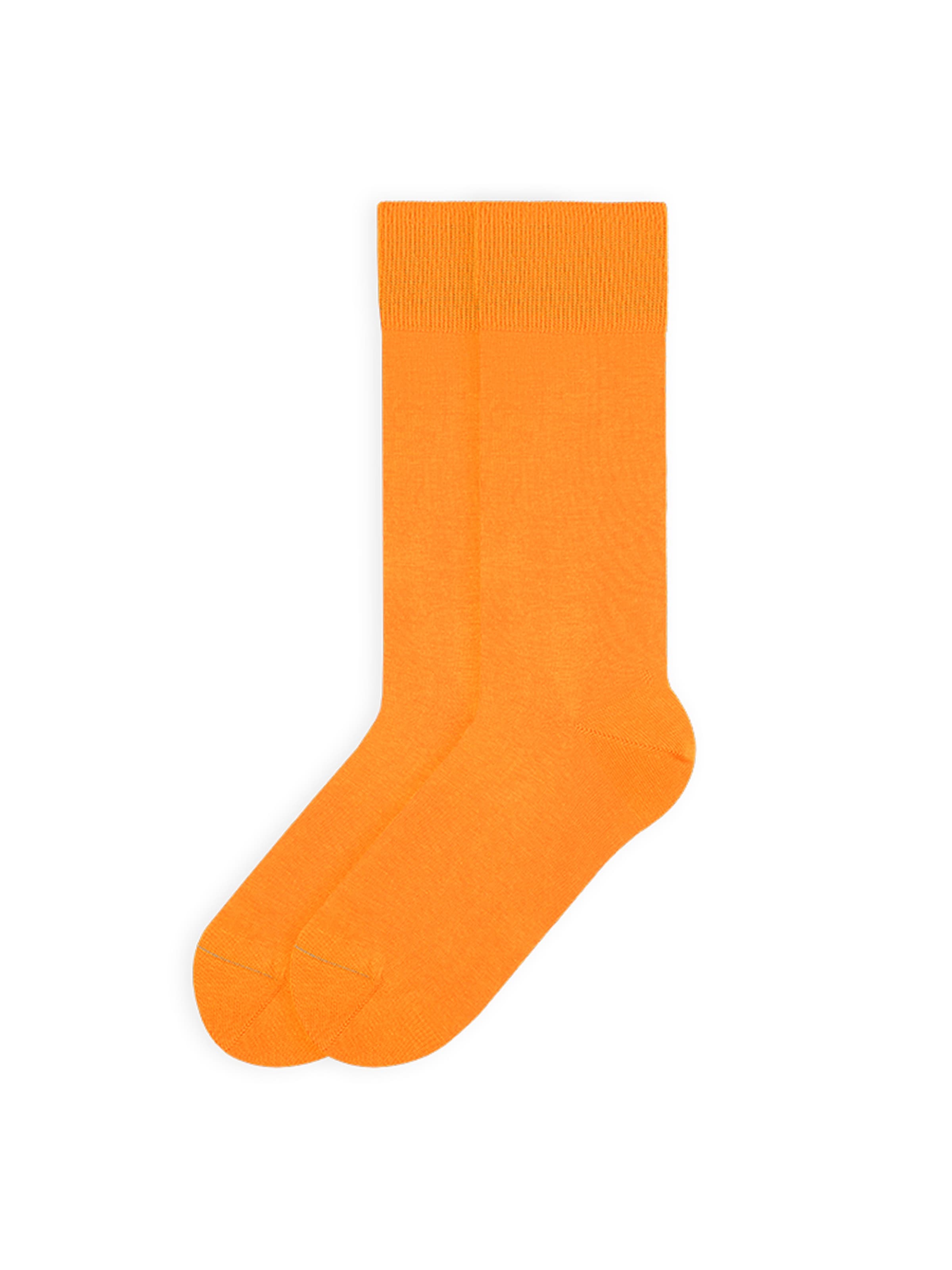 Von Jungfeld Socks 'SIGNATURE CLASSIC' in Orange: front