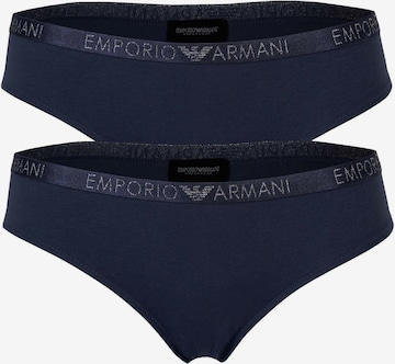 Emporio Armani Slip in Blauw: voorkant