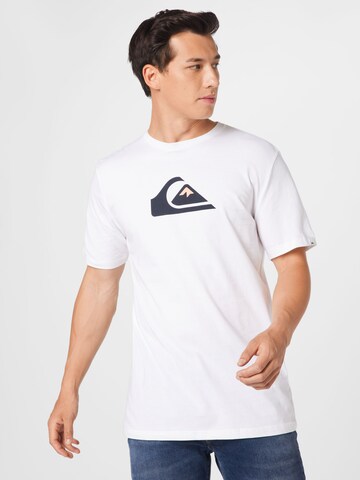 T-Shirt 'COMP' QUIKSILVER en blanc : devant