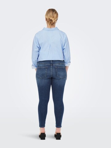 ONLY Carmakoma Skinny Jeans 'Bobbi Life ' in Blauw
