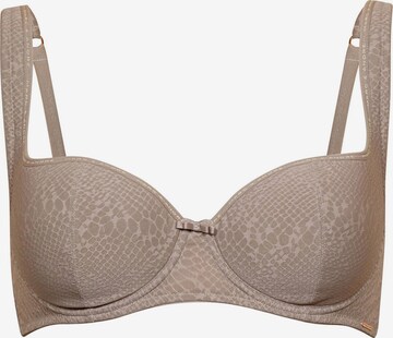 Marc & André T-shirt Bra in Brown: front