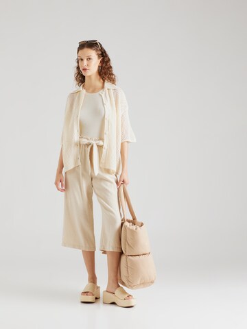 JDY Wide Leg Hose 'JDYSay' in Beige