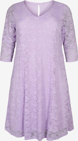 Robe 'BONNIE' Zizzi en violet : devant