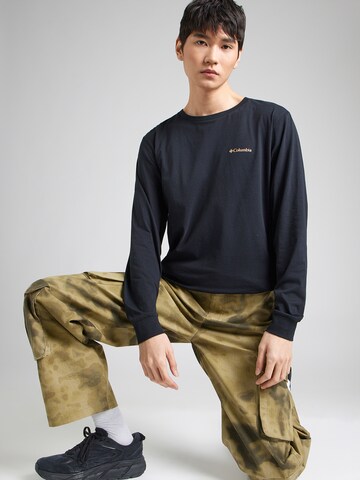 COLUMBIA Performance shirt 'Seasonal' in Black: front