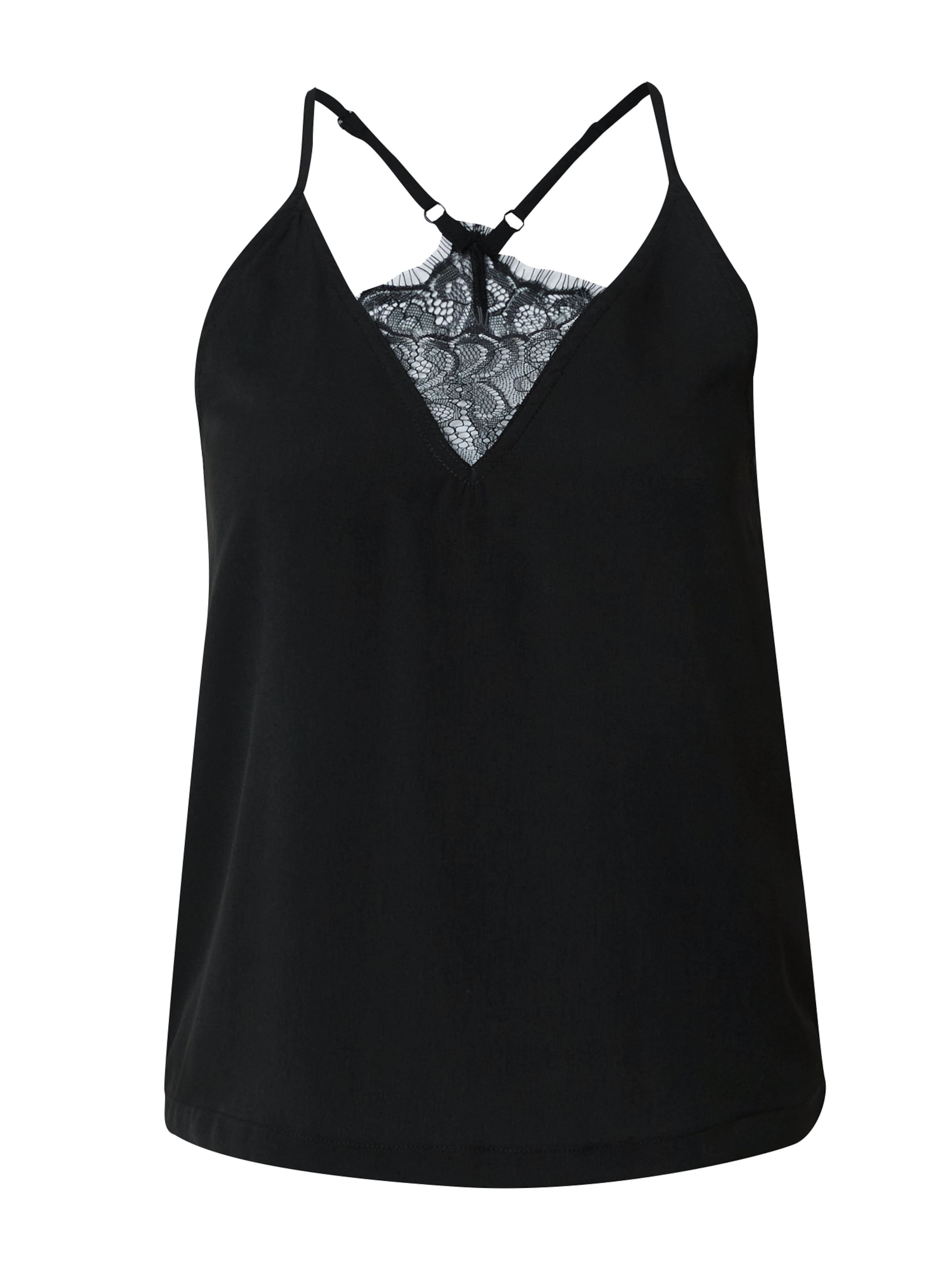 ABOUT YOU Top 'Daline' in Black: front