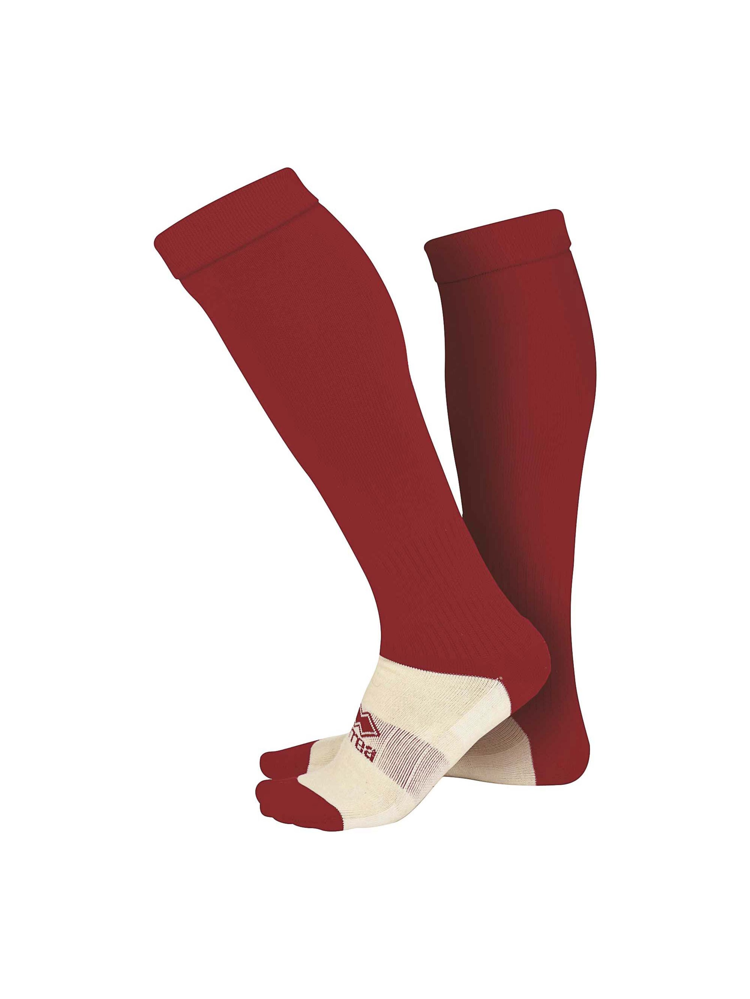 Chaussettes de sport Errea en rouge : devant