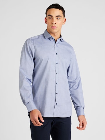 OLYMP Regular fit Риза 'LEVEL 5' в синьо: отпред