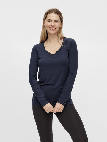 MAMALICIOUS Shirt 'Iza Nell' in Blau: predná strana