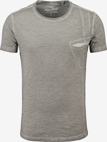 Key Largo Shirt 'Philippo' in Grey: front