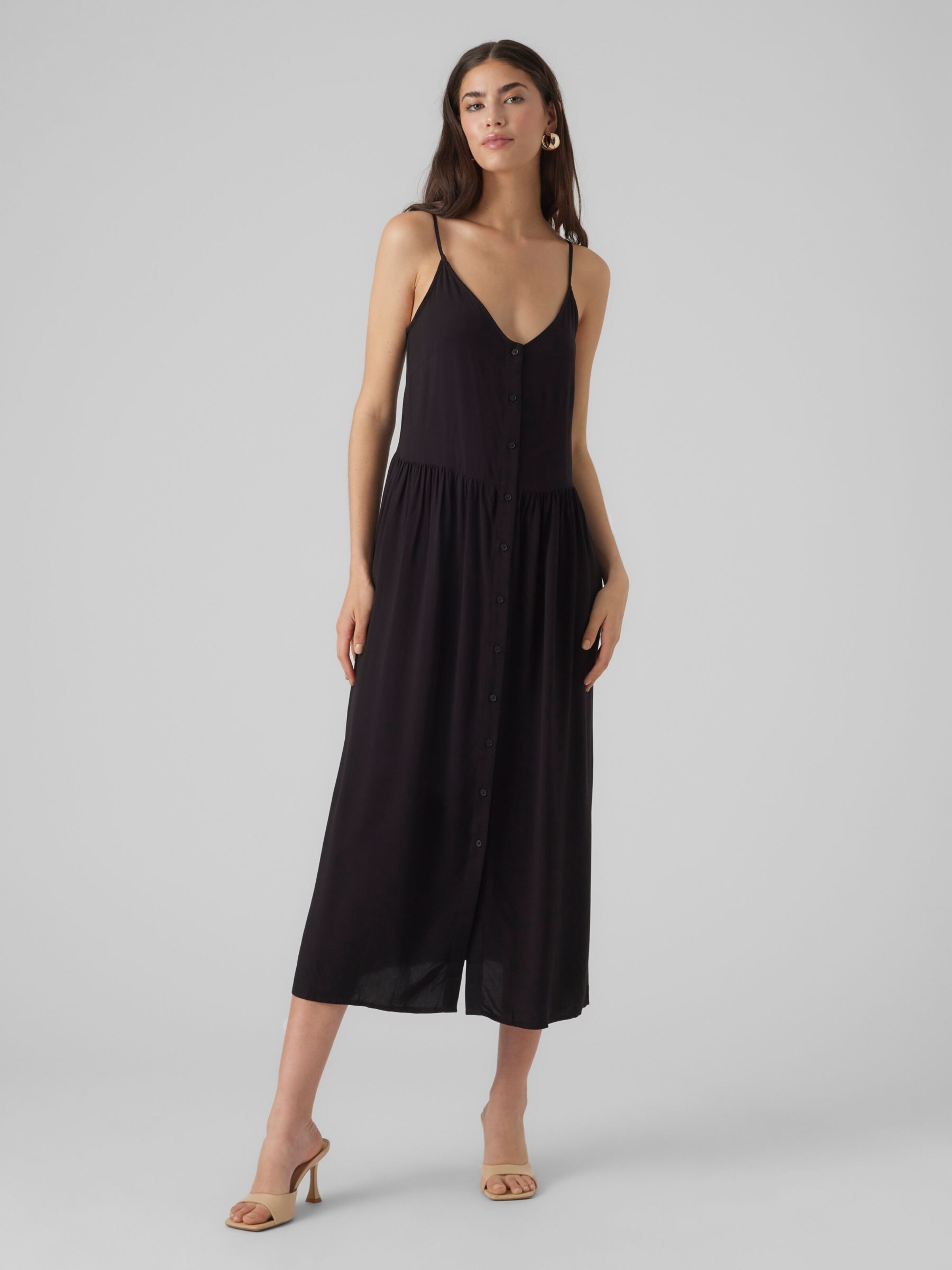 Robe d ete ALBA VERO MODA en Noir ABOUT YOU