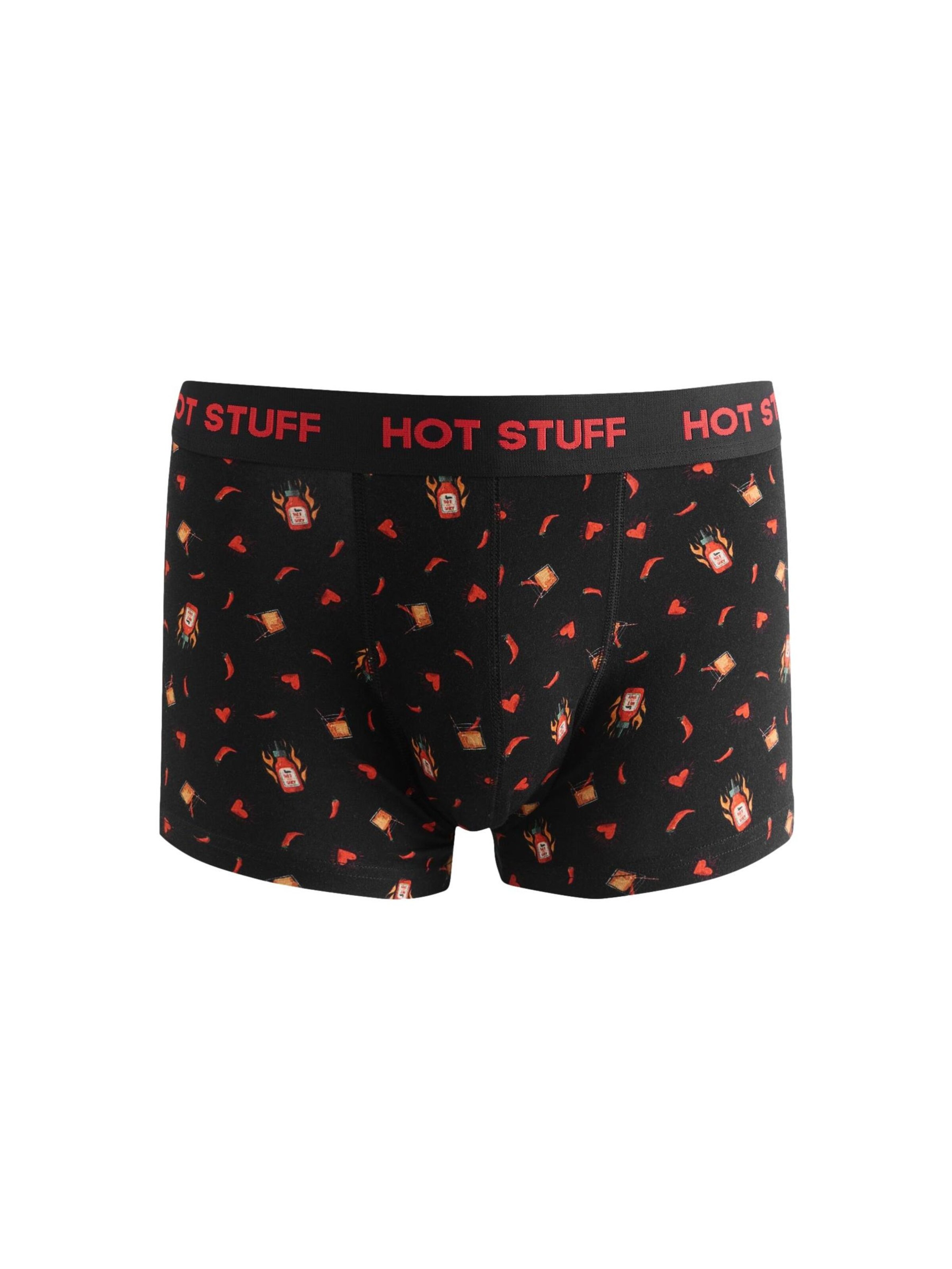 Next Boxershorts in de kleur Oranje / Rood / Zwart / Offwhite, Productweergave